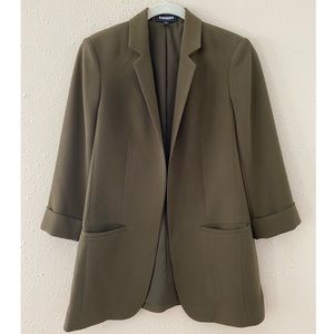 Express Olive Green Blazer